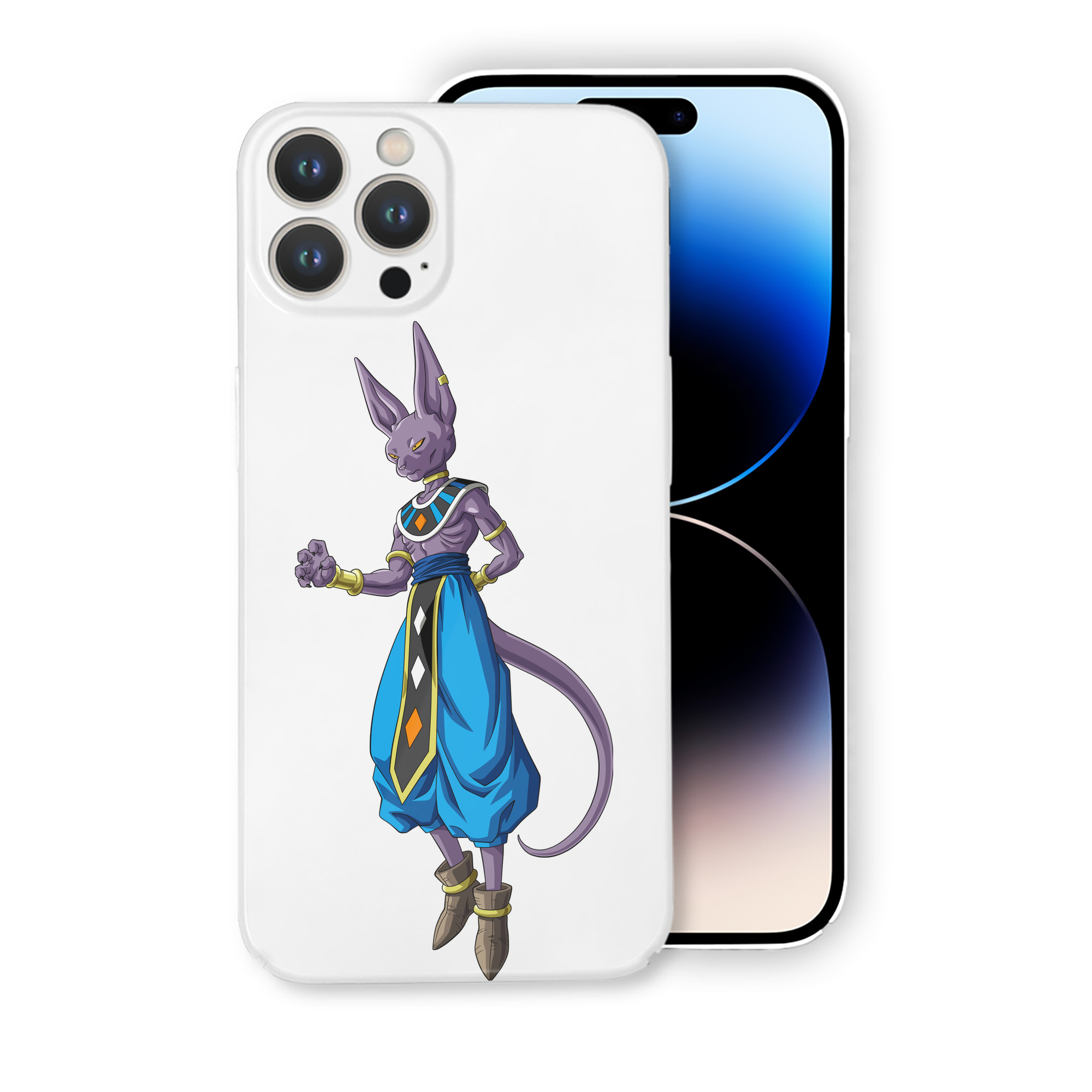 （画像用） ドラゴンボール ビルス 破壊神ビルス DRAGON BALL Beerus Birusu 【iPhone 14シリーズ対応】ハードケース